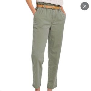 Universal Threst paper bag high waist pants (olive)